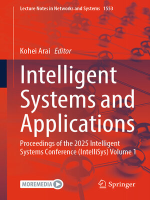 cover image of Intelligent Systems and Applications